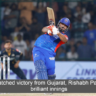 Delhi snatched victory from Gujarat, Rishabh Pant played brilliant innings