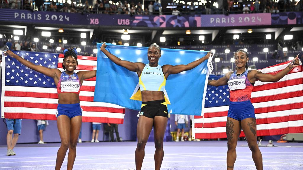 America Grapples with Gold Eluding Sha’Carri Richardson in Dramatic 100m Final