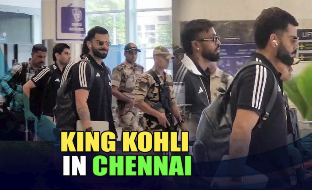 Virat Kohli Reached Chennai for IND vs BAN Test Series, Left the Airport Amid Tight Security – VIDEO